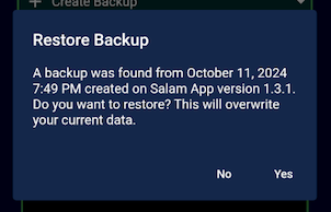 Backups